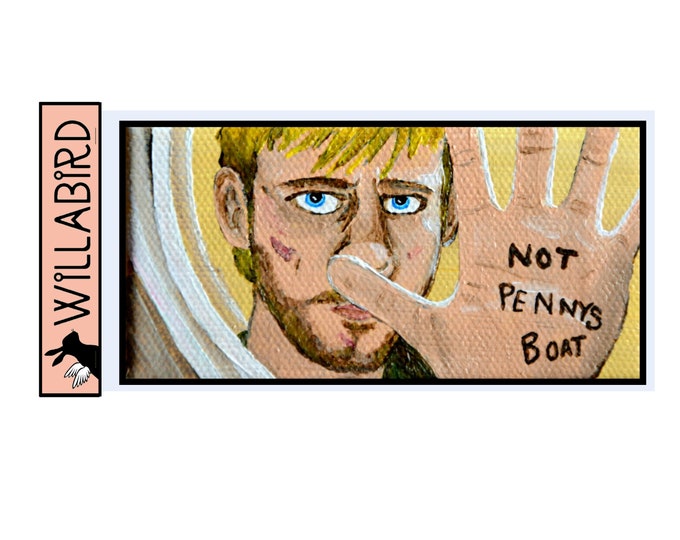 LOST Magnet by Willabird Designs Artist Amber Petersen. Dominic Monaghan as Charlie, Not Penny's Boat