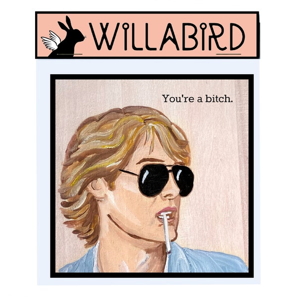 Pretty in Pink Magnet by Willabird Designs Artist Amber Petersen. James Spader as Steff McKee