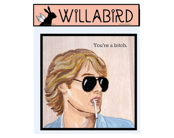 Pretty in Pink Magnet by Willabird Designs Artist Amber Petersen. James Spader as Steff McKee
