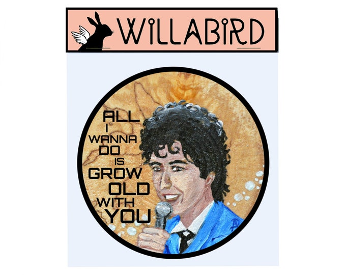 Wedding Singer Magnet by Willabird Designs Artist Amber Petersen. Adam Sandler as Robbie Hart, You Spin Me Right Round Baby Right Round