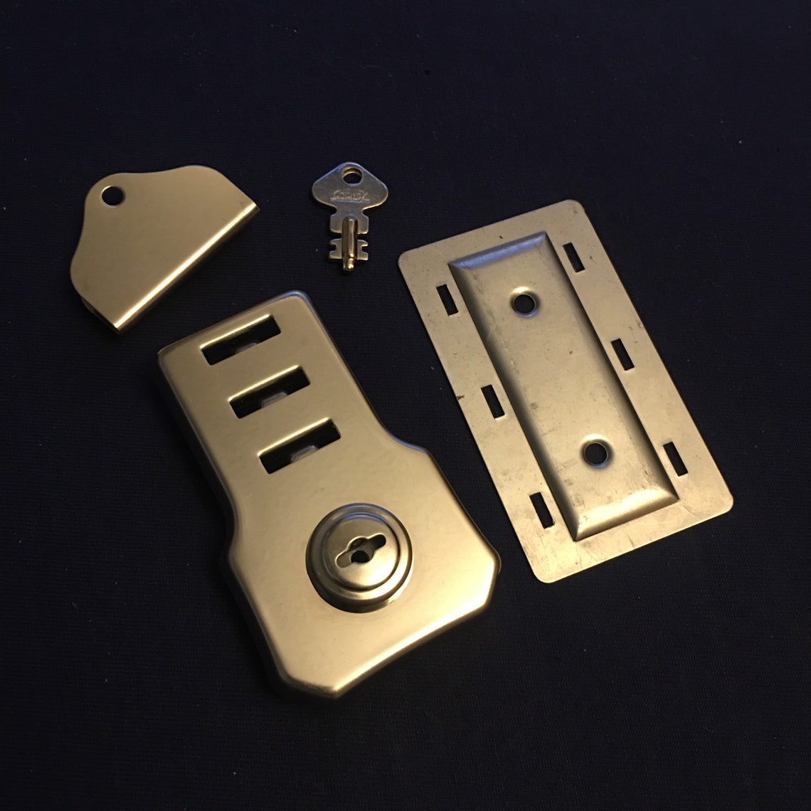 Suitcase or Briefcase Clasp and Lock. Vintage Cheney. Unused. Etsy