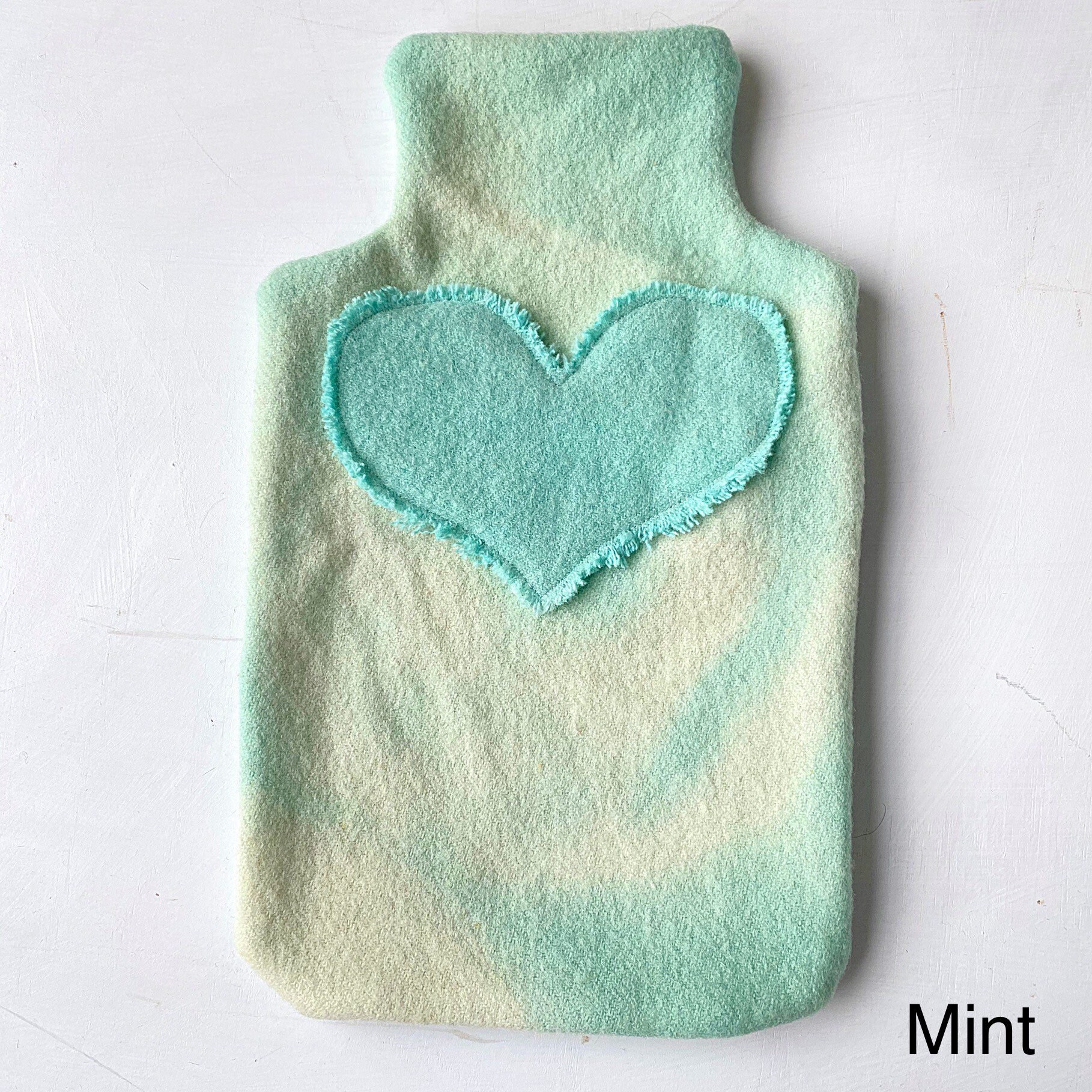 Hot water bottle covers / vintage wool hottie / upcycled wool Etsy