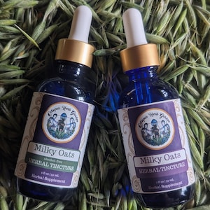 Fresh Milky Oats Organic Alcohol-Free Glycerite or Tincture