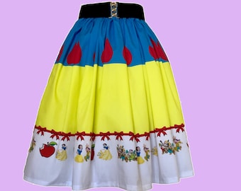 Snow White Skirt for Gals, All Sizes, Plus Size