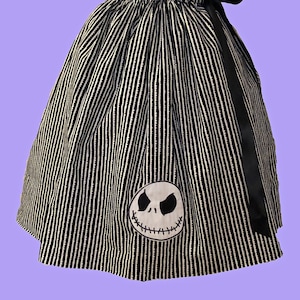 Jack Skellington Skirt for Gals, All Sizes, Plus size