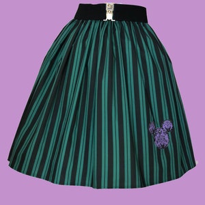 Haunted Mansion Hostess Inspired Skirt for Gals, all sizes, plus size image 1