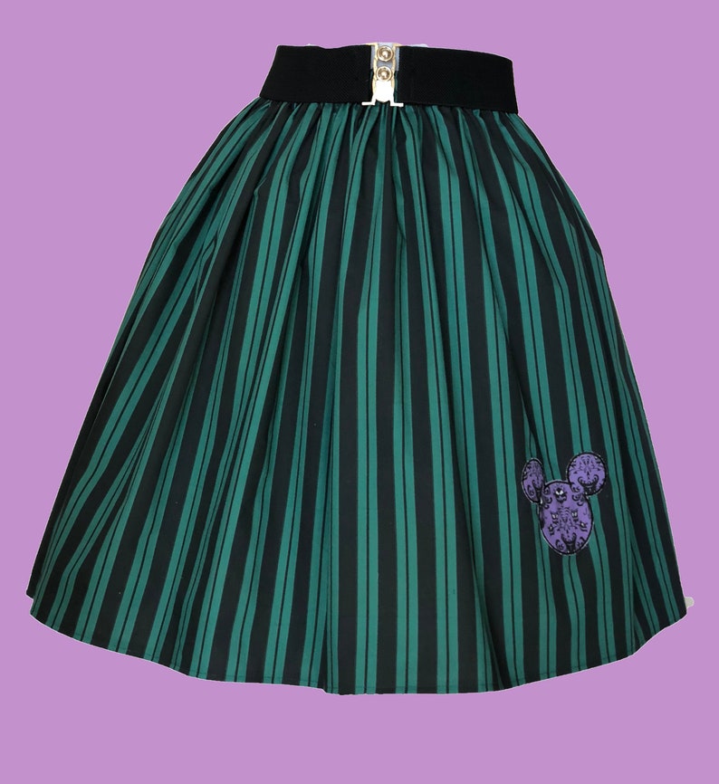 Haunted Mansion Hostess Inspired Skirt for Gals, all sizes, plus size image 1