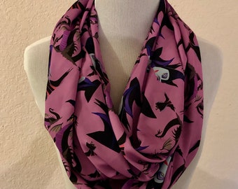 Maleficent Infinity Scarf  Extra Long