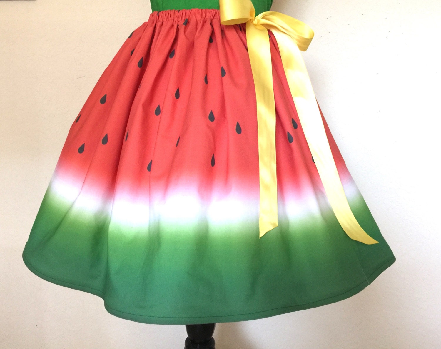 plus size watermelon skirt
