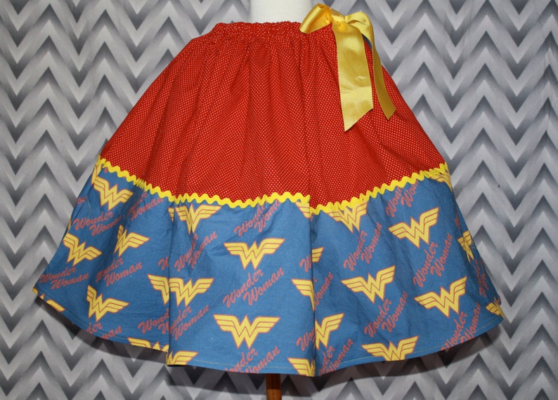 Plus Size Wonder Woman Skirt for Gals All Sizes