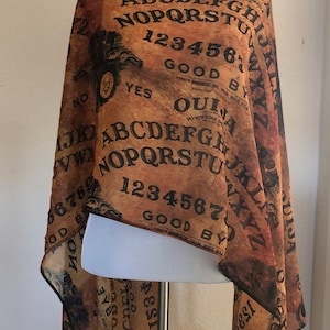 Ouija Board inspired Chiffon Shawl
