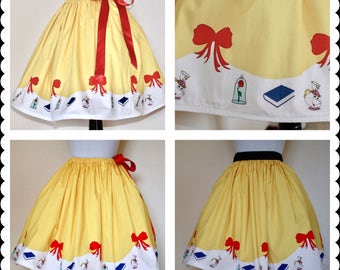 Beauty and the Beast Skirt for Gals, One size fits all, Plus Size