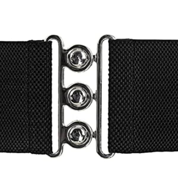 Elastic cinch belt black Medium & Large