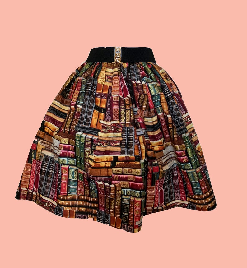 Library Book Skirt II All Sizes Plus Size Etsy Australia