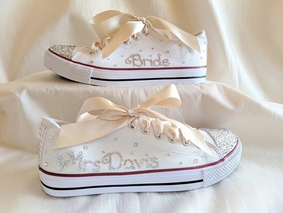personalised bridal shoes