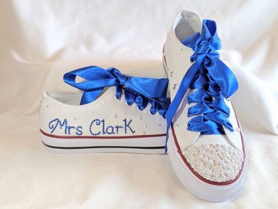 personalised wedding pumps