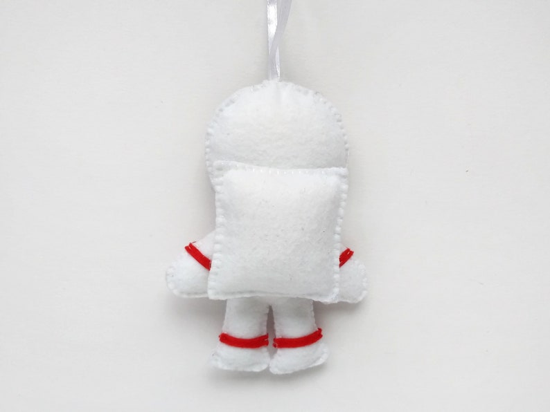 white spacesuit NASA Astronaut felt ornament Christmas tree ornament holiday decoration