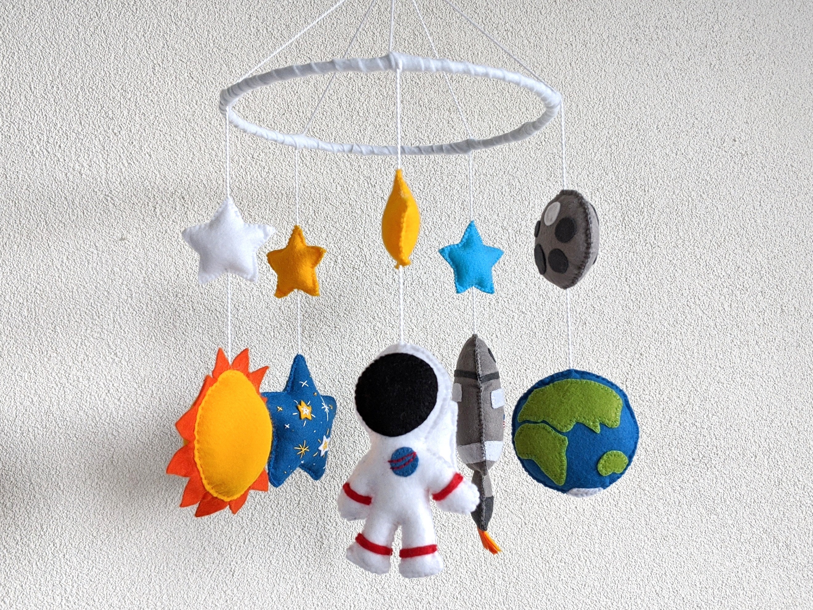 Space baby crib mobile with NASA astronaut and spacecraft Etsy
