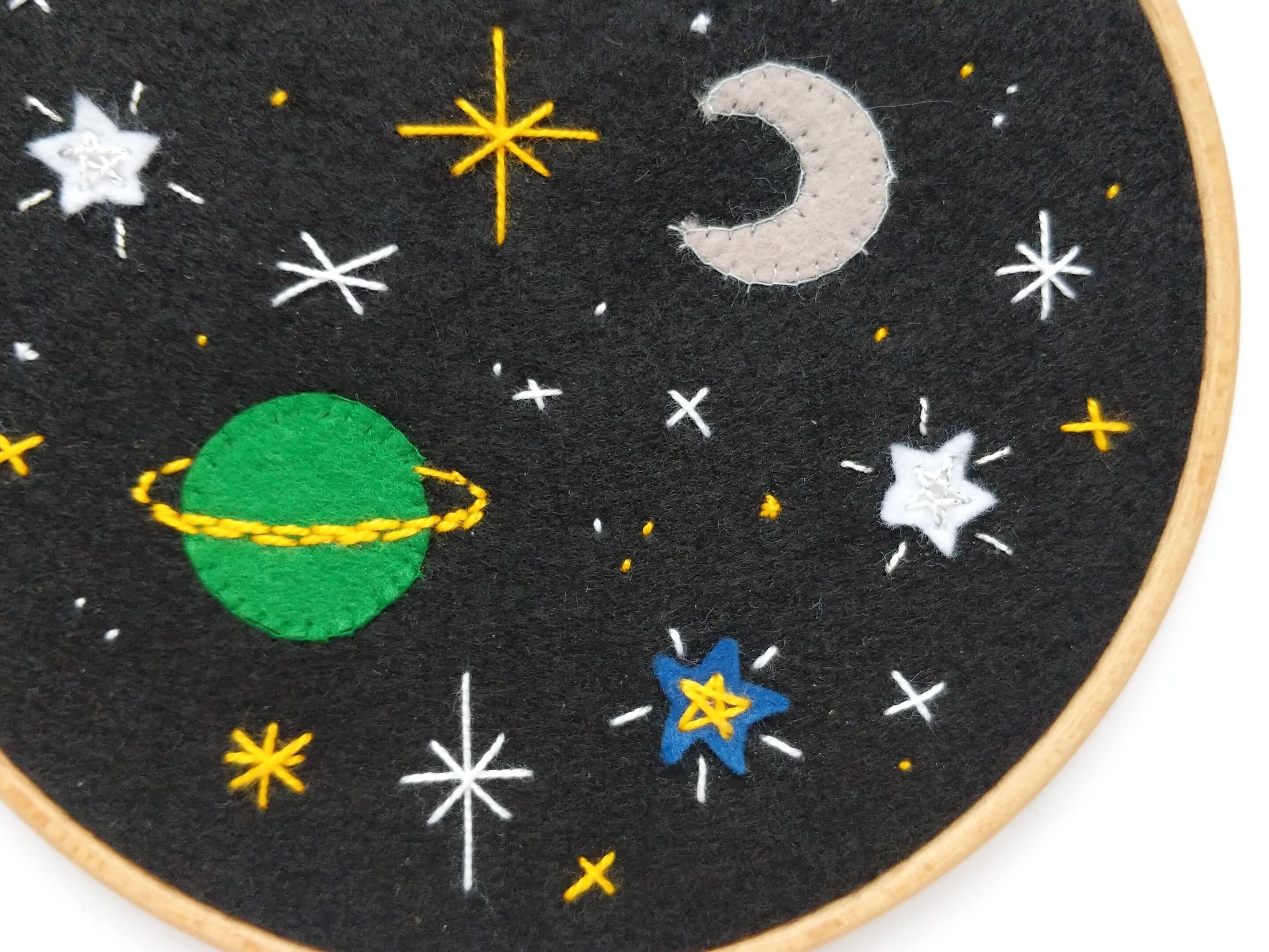 【amour様】planet3rd hand embroidery best The Final Frontier. PDF Hand Embroidery Pattern. - Etsy
