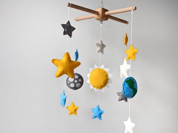 baby mobile moon and stars
