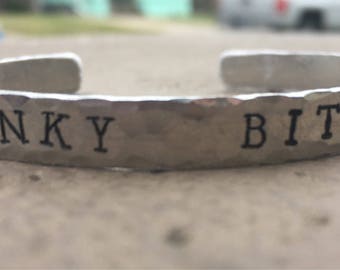 Phish lyrics cuff bracelet - Funky Bitch