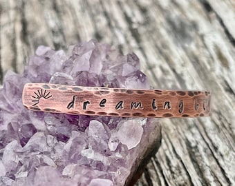 Western Sun Goose copper cuff