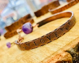 copper phish bracelet - Love is what we are