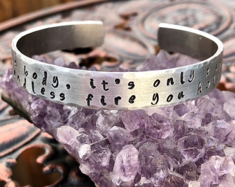 Goose the band inspired lyrical cuff bracelet- Western Sun
