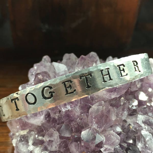 Rise up and Come Together copper phish cuff