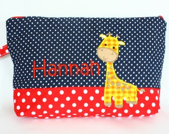 Windeltasche Giraffe mit Namen