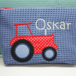 Kulturbeutel Windeltasche  Traktor
