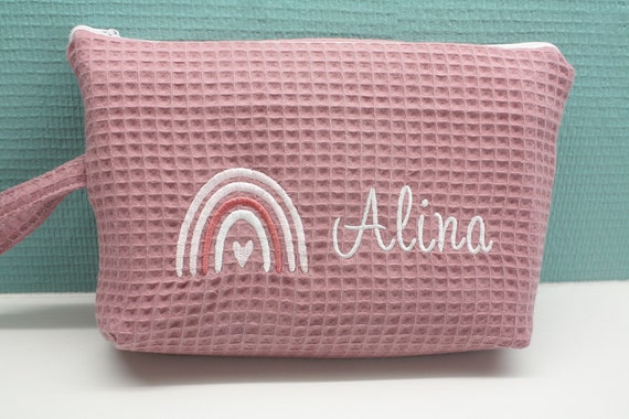 SEANATIVE Kosmetiktasche Für Damen – Regenbogen Design, Aufhängbar & Wasserabweisend, Perfekt Für Reise & Alltag