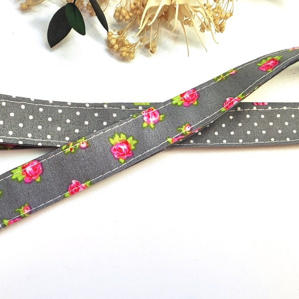 Schlüsselband lang romantische Rosen Lanyard