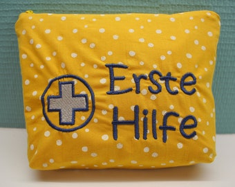 Erste-Hilfe-Tasche Notfall-Täschchen  Reiseapotheke Pflastertasche Kosmetiktasche