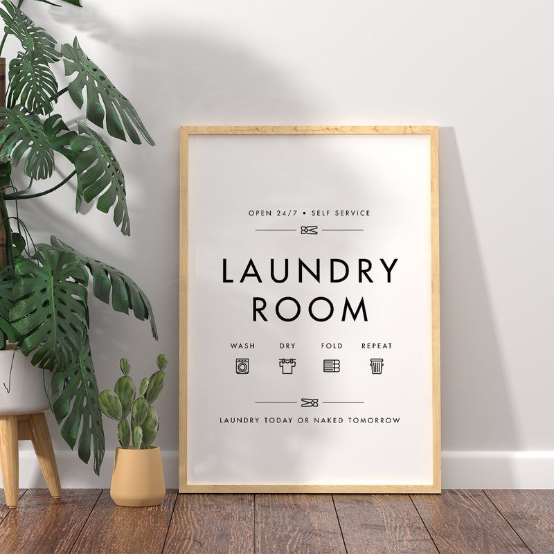 Laundry Room Art Etsy