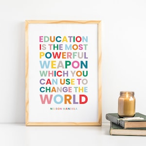 Citation De Nelson Mandela Leducation Est Larme La Plus Etsy Citation De Nelson Mandela Leducation Est Larme La Plus Etsy