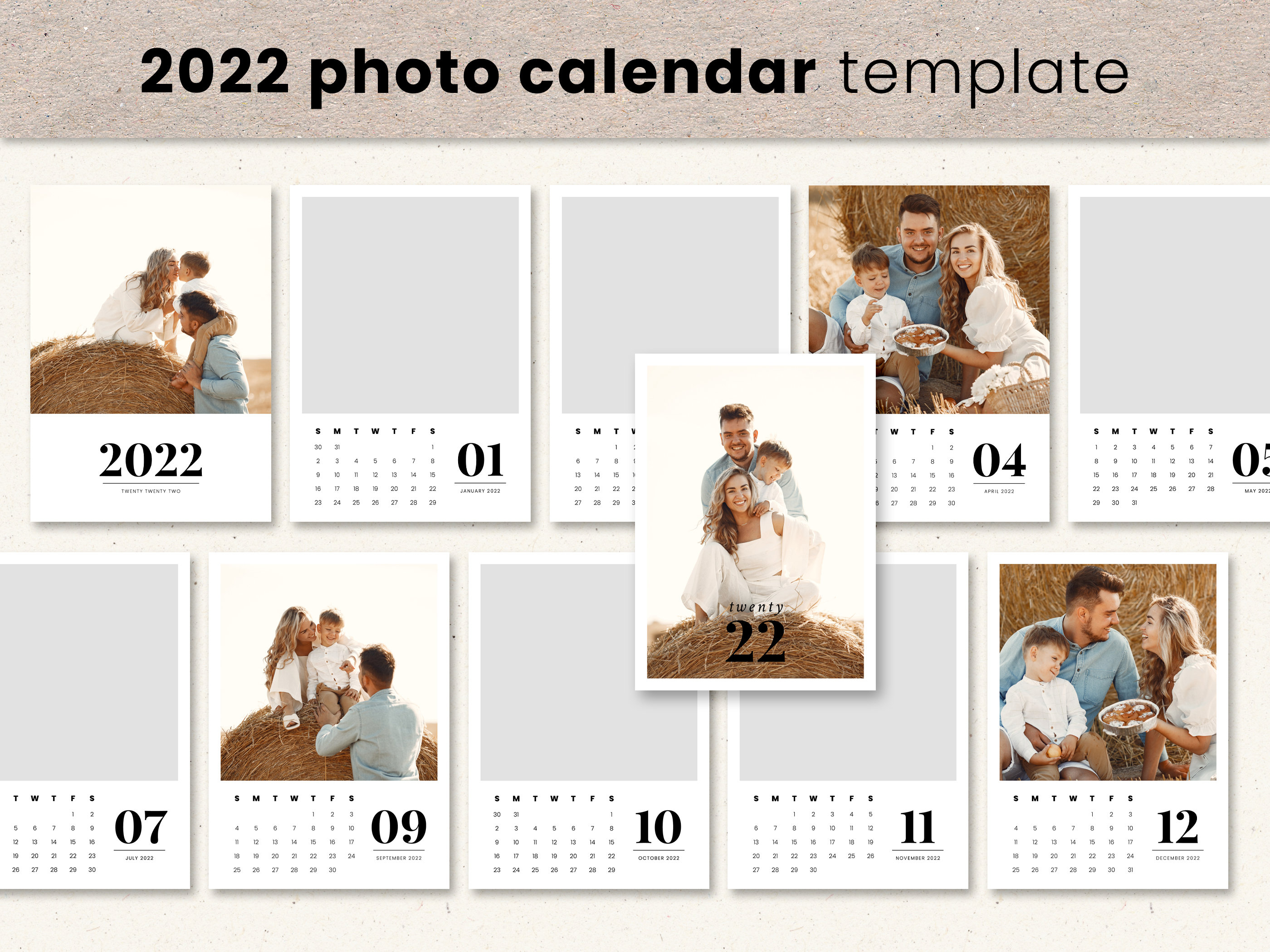 photoshop 2022 calendar template