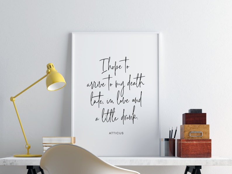 Atticus I Hope To Arrive To My Death