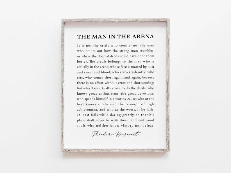 The Male Within just The Arena Printable, Inspirational Quotation, Business Decor, Theodore Roosevelt Estimate Print, Innovative Artwork Print, Dwelling Warming Present photo about The Man in the Arena Printable identify The Male Within The Arena Printable, Inspirational Estimate, Office environment Decor, Theodore Roosevelt Estimate Print, Revolutionary Artwork Print, Property Warming Reward