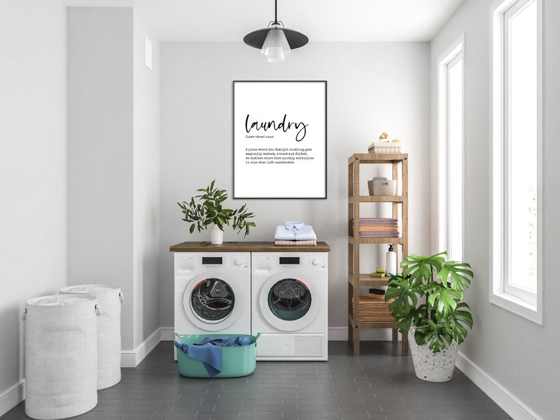 Utility Room Funny Definition Wall Art Laundry Quotes Sign Laundry Definition Print Modern Laundry Room Art Funny Laundry Decor