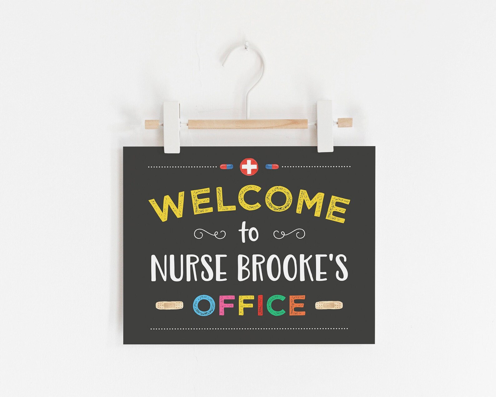 School Nurse Door Sign Editable Nurse Office Poster Etsy Canada