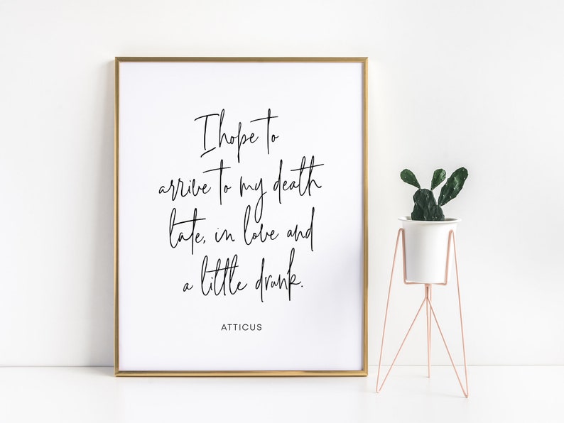 Atticus I Hope To Arrive To My Death