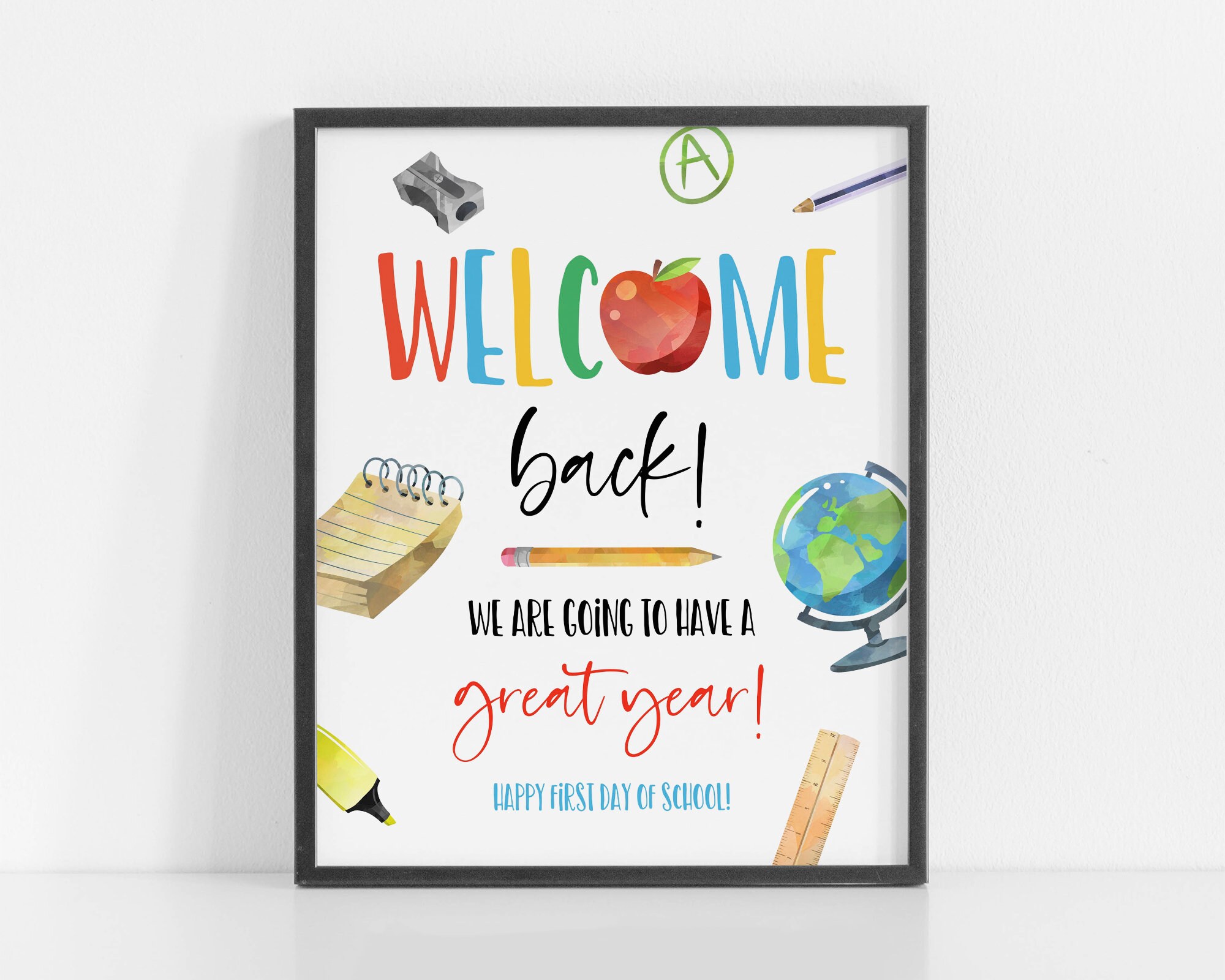 Welcome Back Sign