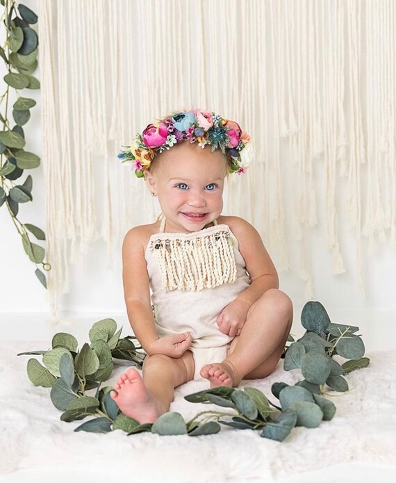 bohemian attire for baby girl