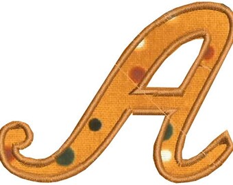 SCRIPT 2 Machine Embroidery design Font applique