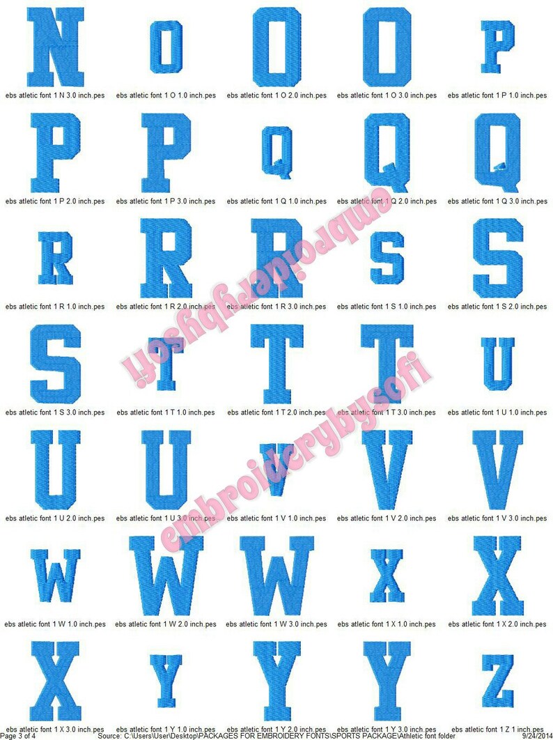 Sports athletic jessecmault design font monogram 12 and 3  etsy