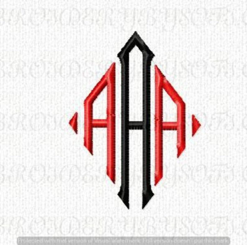 Download Monogram swirlinterlockvine font mega pack diamond | Etsy