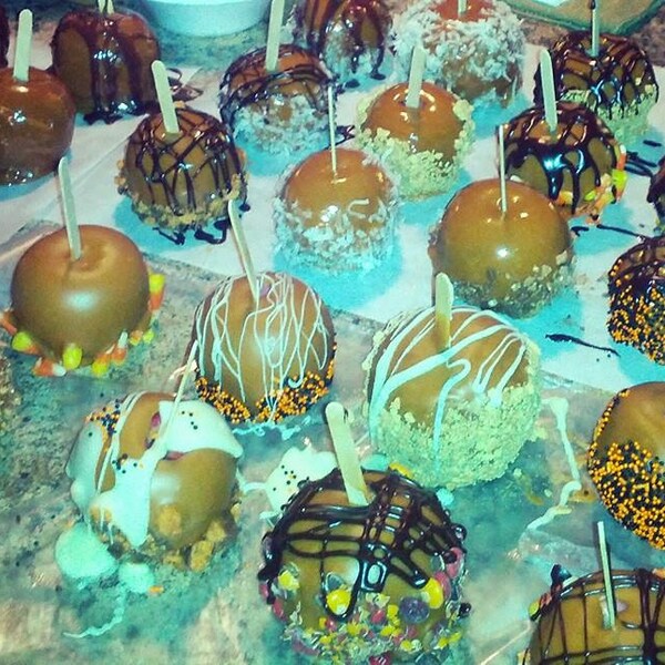 One Dozen Made To Order Caramel Apples