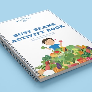 Libro de actividades sobre alimentación saludable para niños