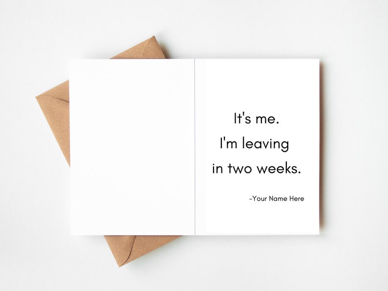 Express Your Sympathy with a Printable Card for Job Resignation, Sorry for your Loss, Sympathy Card, Resignation Card, Funny Card, 画像 3